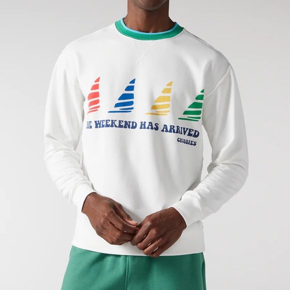chubbies Other - 🆕Chubbies Throwback Nautical Weekend Arrived Soft Terry Crewneck Sweatshirt NWT